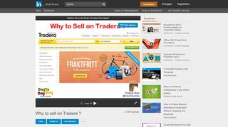 
                            13. Why to sell on Tradera ? - SlideShare
