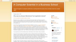 
                            3. Why was my Amazon Mechanical Turk registration denied? | A ...