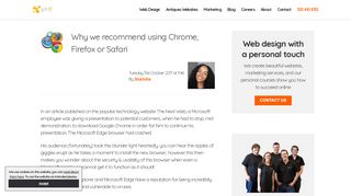 
                            6. Why we recommend using Chrome, Firefox or Safari - ph9 web design