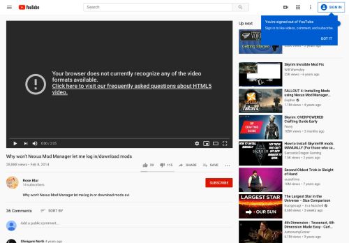 
                            10. Why won't Nexus Mod Manager let me log in/download mods - YouTube