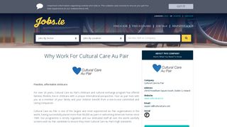 
                            6. Why Work For Cultural Care Au Pair - Jobs.ie