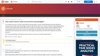 
                            11. Why would I want to make an account for snap packages? : Ubuntu ...