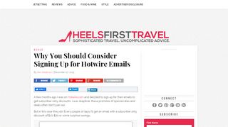 
                            10. Why You Should Consider Signing Up for Hotwire Emails - Heels First ...