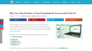 
                            8. Why You Should Have a Free FamilySearch Account–And Use It ...