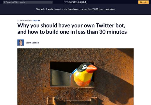 
                            13. Why you should have your own Twitter bot, and how to build one in ...