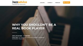 
                            11. Why You Shouldn't Be a Real Book Player • Jazz Advice