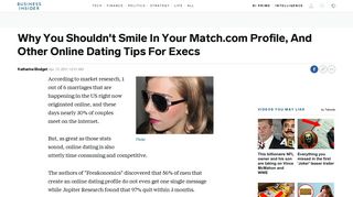
                            9. Why You Shouldn't Smile In Your Match.com Profile, And Other Online ...