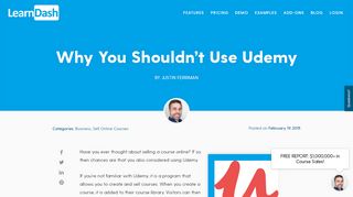 
                            13. Why You Shouldn't Use Udemy - LearnDash