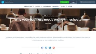
                            2. Why Your Business Needs Online Timesheets | Small Business ... - Xero