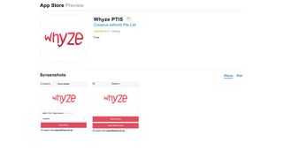 
                            11. Whyze PTIS on the App Store - iTunes - Apple