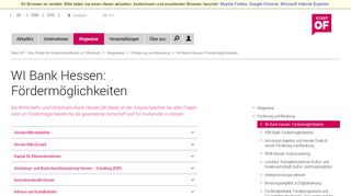 
                            10. WI Bank Hessen: Fördermöglichkeiten | Kreativwirtschaft in Offenbach