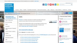 
                            10. Wi-Fi at Kingston University - Information and Technology Services ...