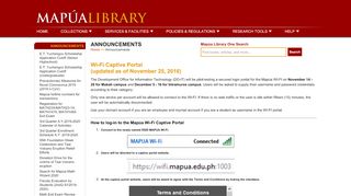 
                            1. Wi-Fi Captive Portal (updated as of November 25, 2016) - Mapúa Library