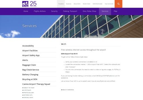
                            7. Wi-Fi | Denver International Airport