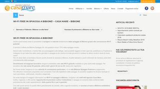 
                            4. Wi-Fi free in spiaggia a Bibione! – Casa Mare – Bibione