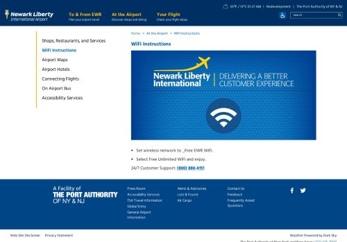 
                            11. Wi-Fi Instructions - EWR - Newark Liberty Airport