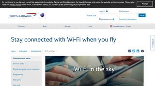 
                            4. Wi-Fi on board | British Airways