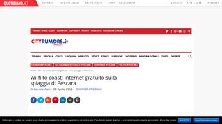 
                            2. Wi-fi to coast: internet gratuito sulla spiaggia di Pescara - Cityrumors