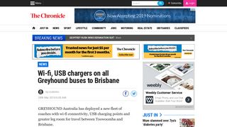 
                            11. Wi-fi, USB chargers on all Greyhound buses to Brisbane | Chronicle