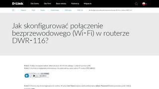 
                            2. (Wi-Fi) w routerze DWR-116? - D-Link