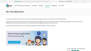 
                            1. Wi-Free aktivieren | UPC