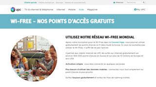 
                            2. Wi-Free – surfer avec un wi-fi gratuit | UPC