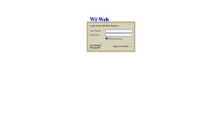 
                            3. WIA - Login to WI-Web