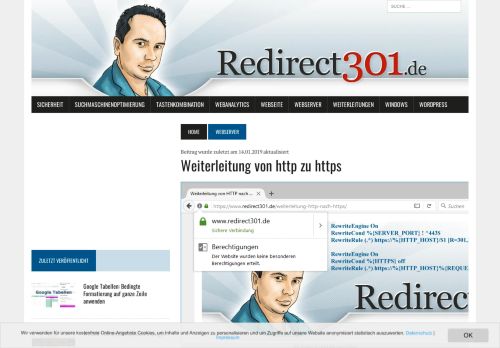 
                            4. Wichtig    Die korrekte Weiterleitung bei der Umstellung ... - Redirect 301