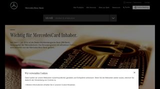 
                            8. Wichtig für MercedesCard Inhaber | Mercedes-Benz Bank