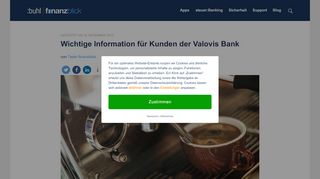 
                            10. Wichtige Information für Kunden der Valovis Bank - Buhl