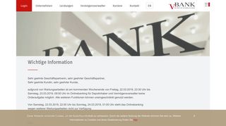 
                            3. Wichtige Information zum Onlinebanking - V-Bank