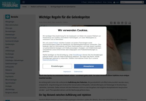 
                            12. Wichtige Regeln für die Gelenkspritze - Medical Tribune