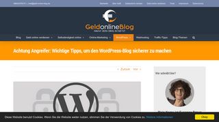 
                            6. Wichtige Tipps, um den WordPress-Blog sicherer zu machen