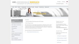 
                            3. WichtigeDienste-E-Mail und Webmail - Aktuelles - Hochschule Biberach