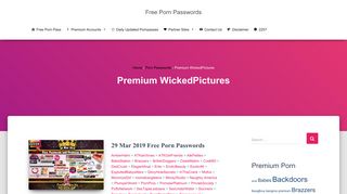 
                            6. WickedPictures - Free Porn Passwords