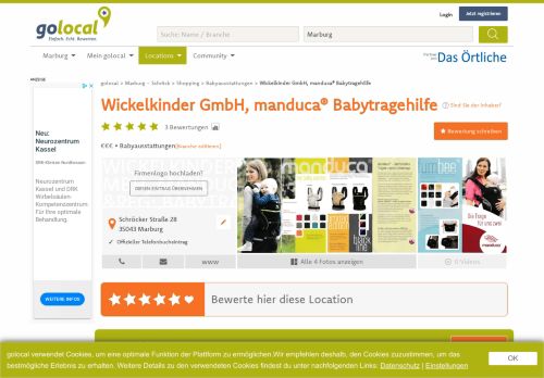 
                            9. Wickelkinder GmbH, manduca® Babytragehilfe - 3 Bewertungen ...