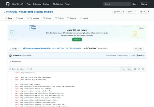 
                            8. wicket-spring-security-example/LoginPage.java at master ... - GitHub