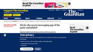 
                            12. Wickr: the secret messaging app of the party unfaithful? | Australia ...