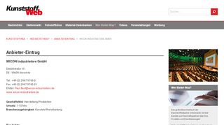 
                            3. WICON Industrietore GmbH (DE-Anröchte) | KunststoffWeb