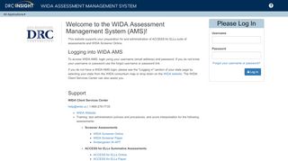 
                            10. WIDA AMS - DRC Portal