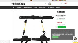 
                            4. Widerstandsbänder Sprungtrainer | Gorilla Sports