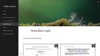 
                            8. Widin Science - Homelink Login - Google Sites