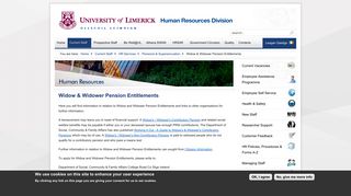 
                            9. Widow & Widower Pension Entitlements | UL Human Resources ...