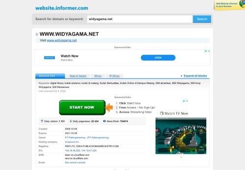 
                            8. widyagama.net at Website Informer. Visit Widyagama.