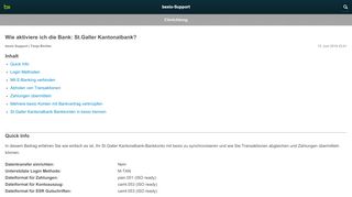 
                            6. Wie aktiviere ich die Bank: St.Galler Kantonalbank? – bexio-Support