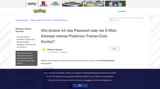 
                            2. Wie ändere ich das Passwort oder die E-Mail-Adresse meines ...