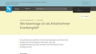 
                            2. Wie beantrage ich als Arbeitnehmer Krankengeld? | Die Techniker