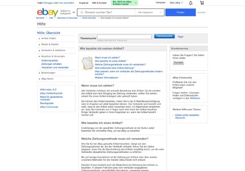 
                            3. Wie bezahle ich meinen Artikel? - eBay.at