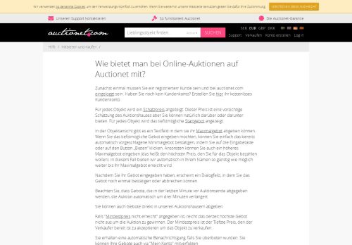 
                            4. Wie bietet man bei Online-Auktionen auf Auctionet mit? - Auctionet