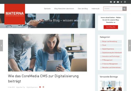 
                            11. Wie das CoreMedia CMS zur Digitalisierung beiträgt - Materna Blog ...